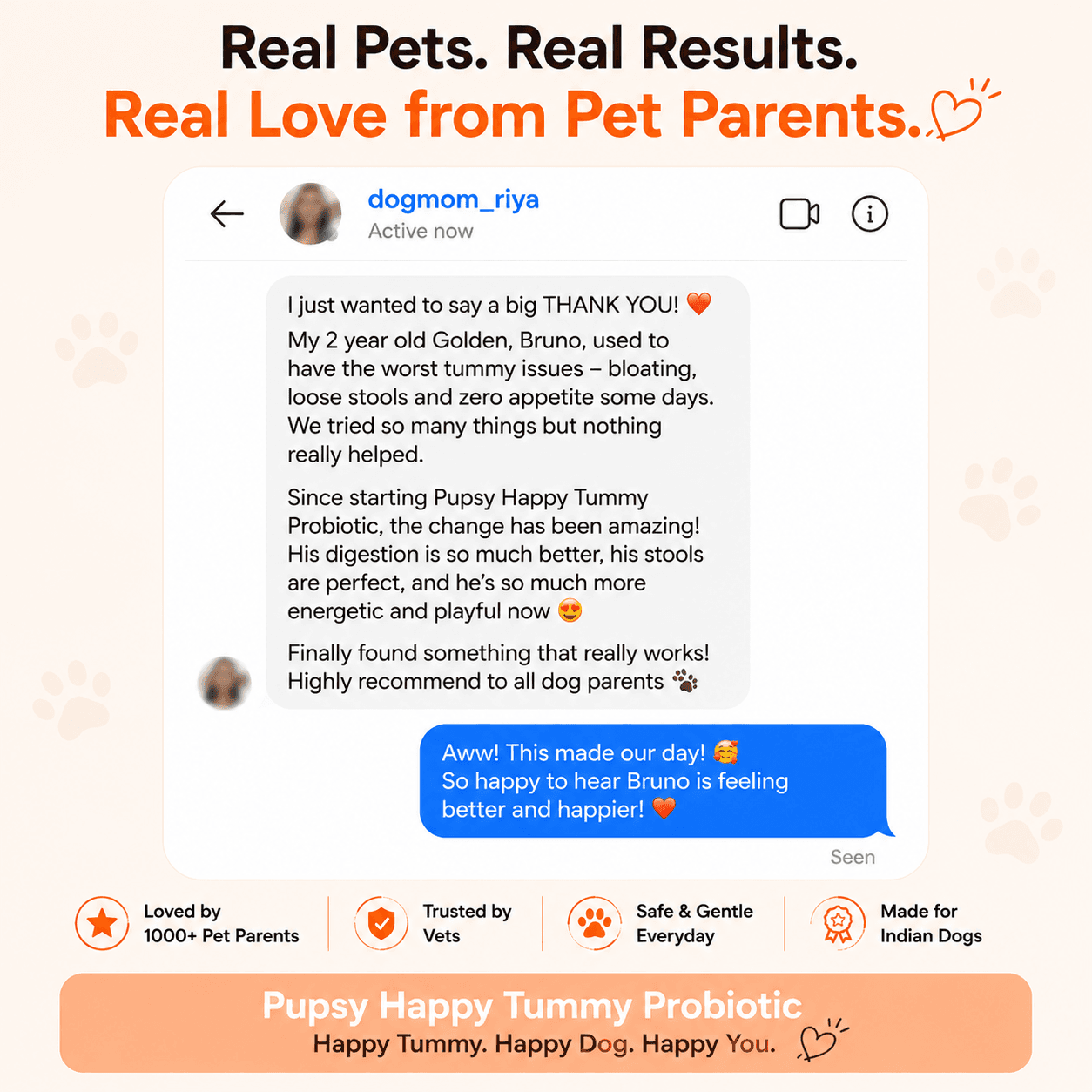 Pupsy Happy Tummy Probiotic view 3